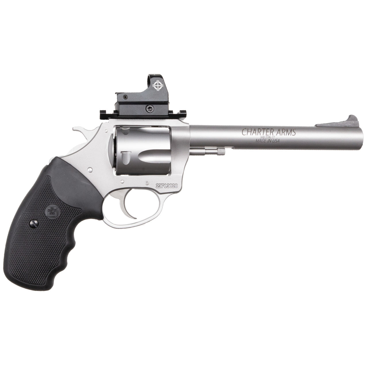 Handguns Charter Arms 6" 44Magnum CHA 74465 TARGET MASTIFF    4SP 6    5SHT OR    SS • Model: 6"